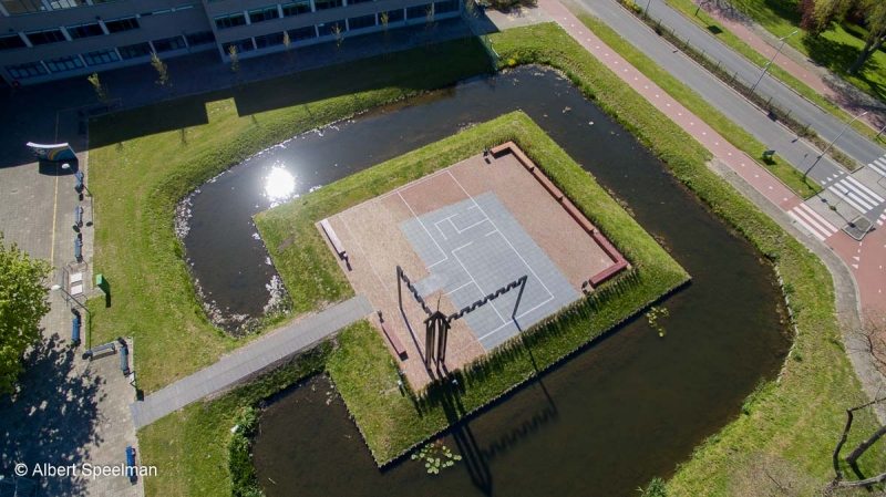 Luchtfoto kasteeleiland