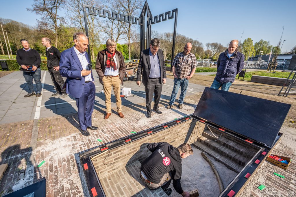 De oplevering van de archeoscoop